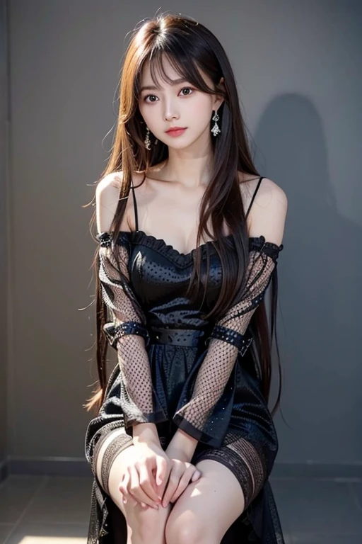 16:01:00 expires in 13 days
((Full Shot:1.3)) ((highest quality)), ((masterpiece)), (Get used to it), Perfect sexy face (1 female) (Japanese) (She is 24 years old、The cutest and most beautiful fantasy girl in Japan:1.3) ((highest quality)), ((masterpiece)), length 明るい茶髪 length, Shiny brown hair, Silky Hair, Straight brown hair, length 明るい茶色の straight hair, Perfect Silky Straight Hair, Straight light brown hair Her hair is long and straight, detailed ((big 1.4)) Super Long Hair down to the ankles ((Her bangs are neatly trimmed, Full Bang:1.2))... bright crimson lips good, Anatomically correct hand Thin fingers 5 anatomically correct fingers Sexy professional makeup Beautiful Japanese girl face, Japanese facial features, Long Hair shiny Long Hair, length, shiny light brown hair, length, Straight light brown hair, Her hair is long and straight, Super Long Hair girl, Silky Hair, length 明るい茶髪, Silky Hair, length, Flat Hair, Silky texture, Long Hair, length, flowing light brown hair, thin and shiny hair Anatomically correct typical Japanese skin tone and detailed hands and fingers Beautiful Eyes 口のdetailed the corners of the mouth rise slightly Cool look (The eyebrows are dark brown in color) (She is wearing a black evening dress, Wearing an organza gown, Frock, Wearing a black dress, Formal attire, Cute Black Dress, Full body black dress, Black gown, Wearing a black dress, Tube top dress, Wearing a cocktail dress, romantic dress, Shirred bodice She's wearing a gorgeous all-black Victorian dress....) (This is a fantasy world cave:1.5) (She has a magic wand、A pose like casting a spell:2.0) (She has a bright look:1.2) May