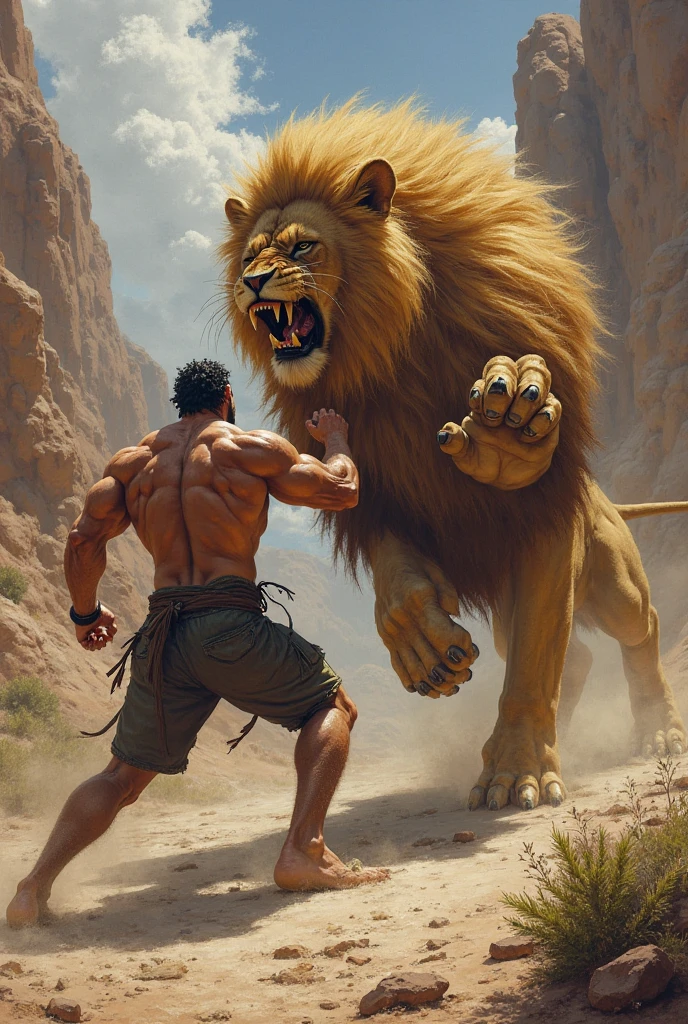 A man killed a loin