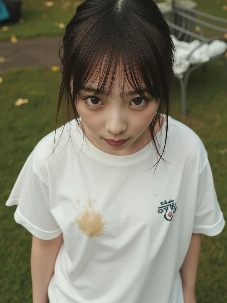 high quality, detailed,a girl with white water drops on her face.she is taking a shower,lots of white water droplets.green eyes.she is 13 years old japanese bitch gal,prostitute,she has a mole under her eye,(smallest breasts),(wearing long sleeve white oversized soccer uniform,very very wet thin fabric uniform,),blunt bangs,((bob hair,very wet hair and wet face,shiny face)),slender,face up,nipples,temptation

((she is facing directly upwards:1.4))


(((she opens her mouth very very wide and closes her eyes:1.2,tounge out)she looks very very painful and her cheeks are very red))