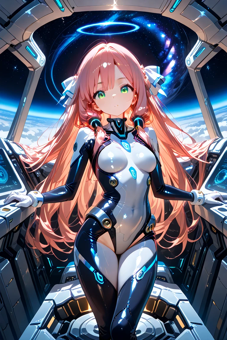 ((Create, young girl-16+),(in the cockpit of a mechanical robot, movies;(ghost in the armor, apple seed), (full growth, reclining, in the inside of a robot, mechanical drives, electronics), (very beautiful young girl, long red hair, smooth clean, white skin, open body, open shoulders))_ ((Red with black, tight cyber jumpsuit, corset of belts, fasteners and fastenings, open parts of the body), (electronics - implants woven into her body), (technological elements, cyberpunk implants), (electronic technology), (insides of a robot-robot cabin), (machine-human symbiosis))_((Futuristic jewelry on the body), (tattoos), (her body is grace, grace, ideal figure, girl with long red hair, waist-length), (black metal, leather corset, biologically integrated into a robotic machine), (body in tattoos), (angel of the cyber world))_((Expressive image), ( detailed image, high quality, masterpiece), (elegant figure, semi-lying, in mechanical parts, robot), (sexy, erotic, tattoos), (NSFW))_(((Bright, anime style, cyberpunk), (Stylized picture , comics, cyberpunk, anime), (distant futuristic future, high technology - cyber robots))_((Masterpiece, highest quality, background - the inside of a robot, cyborg, symbiosis of man-machine), (mechanical components, cyber technologies)) _ ((Clear frame, soft shadows, contrasting light), (warm range of colors, golden light, contrasting light with cold side lighting, expressing volume and shape))_ ((Stylized 3D visualization imitating comic book graphic technique), (clear line, clear stroke, shading, color fill))_((High quality, 4K | Ultra HD | Full HD, cinematic rendering)).