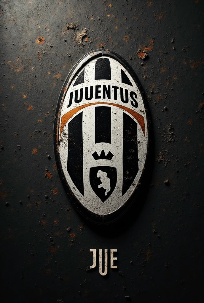 Create a logo for 'Colossus FC,A football club. The design should be imposing and powerful, showing the silhouette of a colossus or a giant representing strength and greatness. Use dark colors like black and gold, with a strong and majestic font.