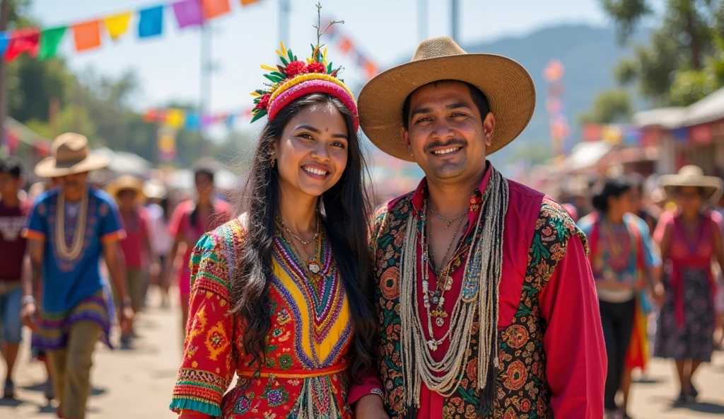 Aymara ,Afrobolivian and Guarani in an embrace