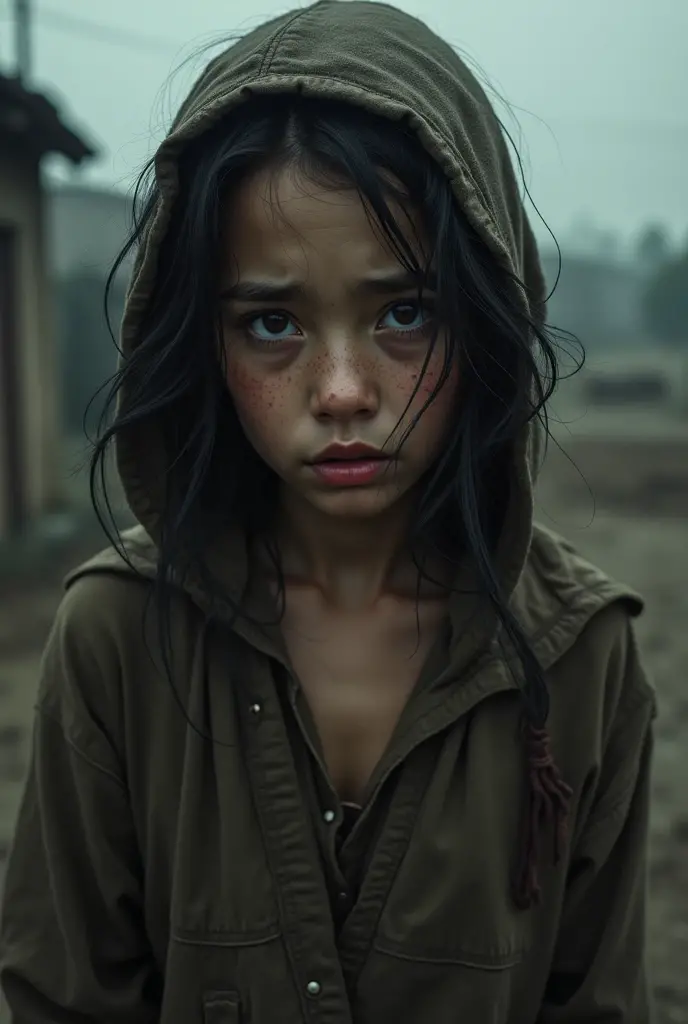 8k uhd,by Alessio Albi, dusty particles depth of field,detailed BREAK young girl whose face is centered in the frame, the beauty of her face is obscured by a massive pile of diverse debris surrounding her, almost as if she is drowning in it, contrast between, youth,chaos,surrounding trash, provoking composition,(detailed ambient,intricate ambient_occlusion, detailed)
