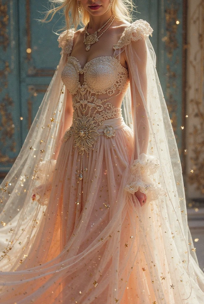 a beautiful girl, perfect face, full body, queen dress, crown, complicated armor, flower decoration,
spelling, talking, smiling, arms behind back,
magic,power, d&d, soft rim light, in spring, beautiful detailed sky,
Adonna Khare,
masterpiece, ultra high res, high quality, 4k, (photorealistic:1.2), photo,