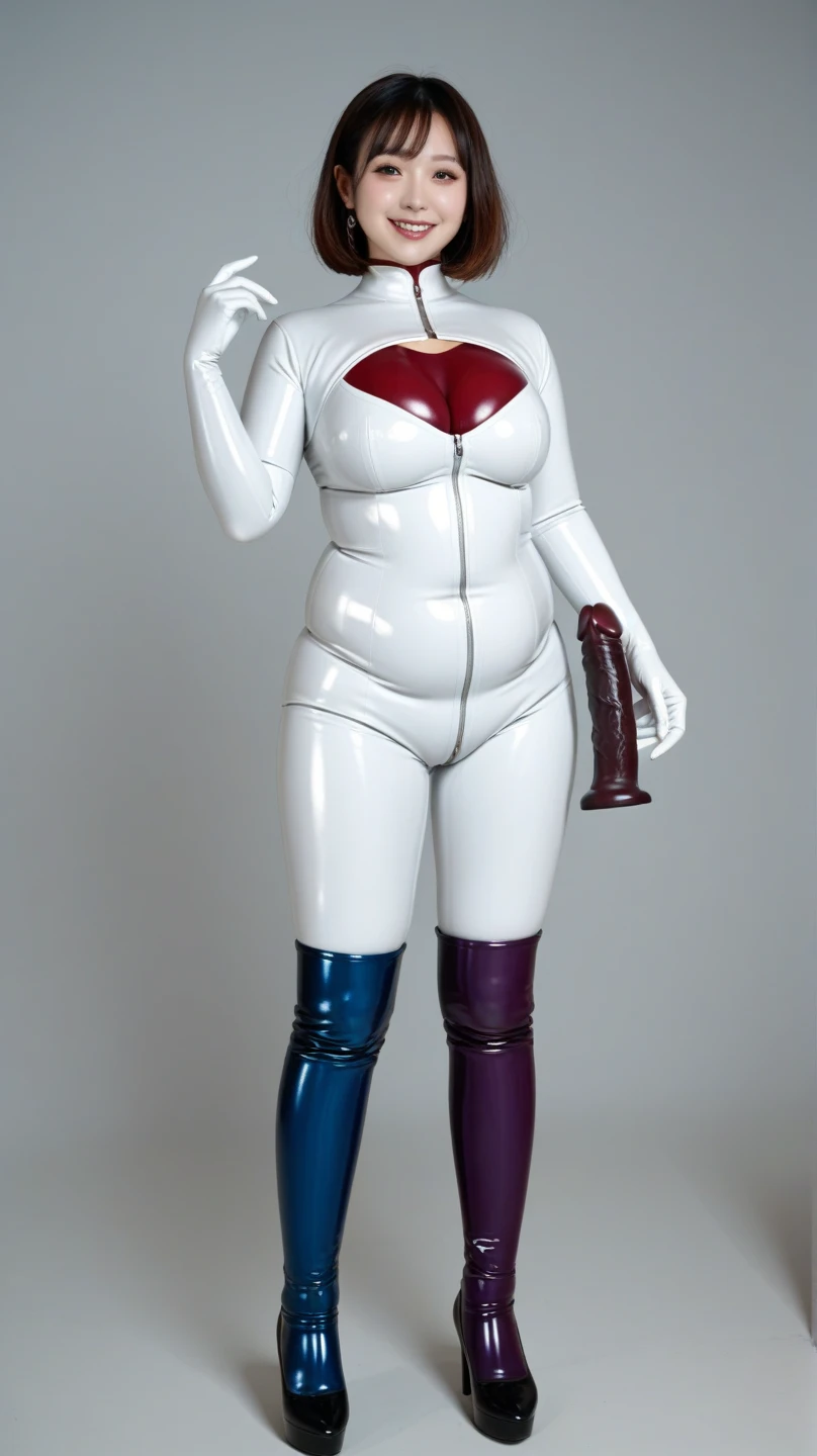 (((Long silver hair)))、((Navy blue knee-high boots))、((Long navy blue gloves))、(((Black Leotard)))、(((Blue eyes)))、(((red blush)))、(((I have my mouth wide open)))、(((Teary face)))、(((Wink)))、((cyberpunked))、((((Red Domino Mask))))、(((prison)))、(((Only one woman)))、((Chains on the collar))、(((Crying face))) 、(((Stretching legs)))、(((Arms above the head)))、((perspiring))、(((Water droplets on the body))、(((Stretch your arms forward)))、(((Slouched)))、(((Torn white pantyhose)))