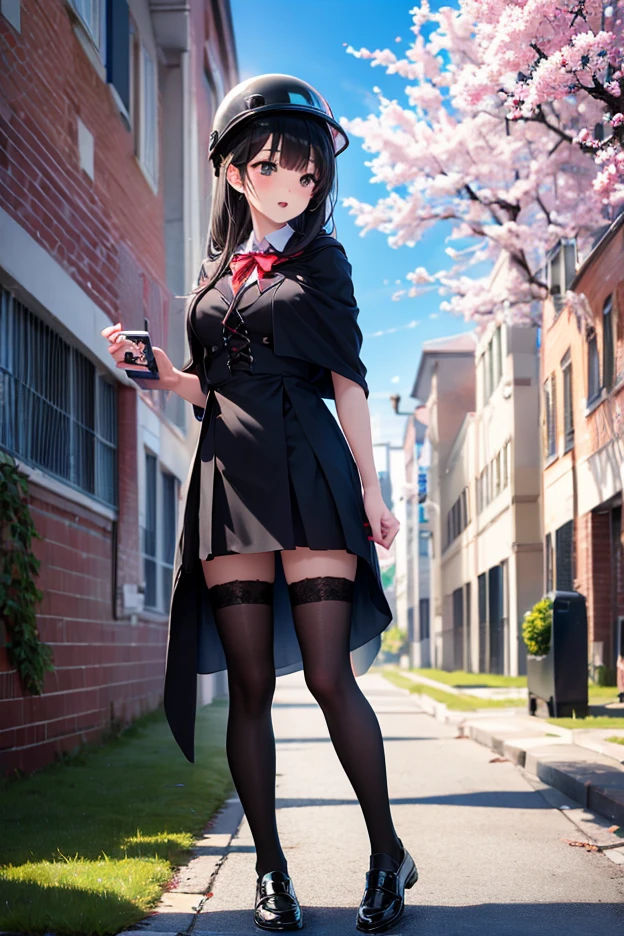 (8K、Highest quality、highest quality、masterpiece)、Detailed face、One girl、((女の子はガラスに胸を押し付ける1.4))、、short hair、、blunt bangs、Grey Eyes、、、((Blazer jacket uniform))、((Pleated skirt))、((No panties))、((bent over))、Back Alley Background、Very large breasts、Nipples are visible、、Black Pantyhose、Milk dripping from nippleilk spurting from the nipple、、Open your mouth、Troubled face、Love juice from the genitals、Full body portrait、Walking around the city、One man、Hearts in the eyes、Sex with a man