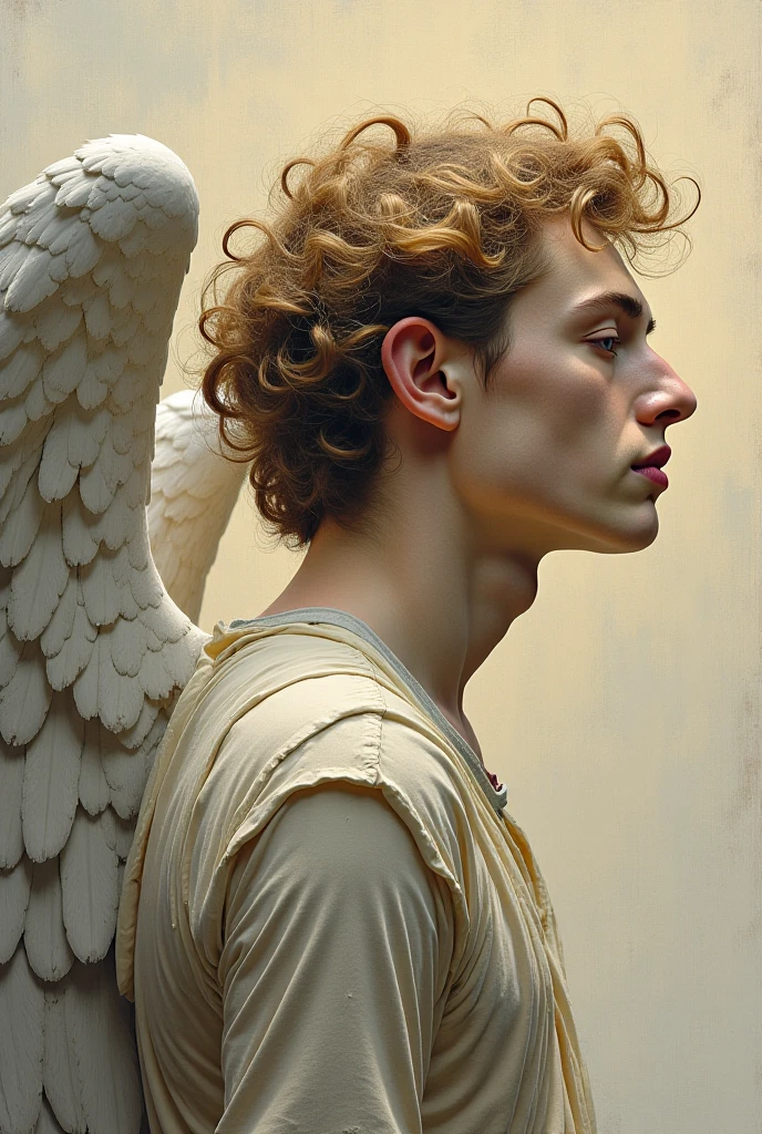 UHD, 4k, ultra detailed, cinematic, a photograph of  <lora:Lucifer fallen angle style v1:0.8>
Lucifer The Fallen Angel a painting of a short curly hair teary eyes man with a blue wings and his crossed hands up, perfect image, perfect body, perfect , sharp image, detailed image, Kodak film, high quality photography, dramatic painting style, Lucifer style, Alexandre Cabanel style, solo, brown hair, brown eyes, , , wings, muscular, interlocked fingers, feathered wings, earrings, angel wings, short hair, thick eyebrows, muscular male, pectorals, traditional media, own hands together, knee up, toned, own hands clasped, toned male, looking at viewer, sitting, abs, covered mouth, upper body, medium shot, epic, beautiful lighting, inpsiring