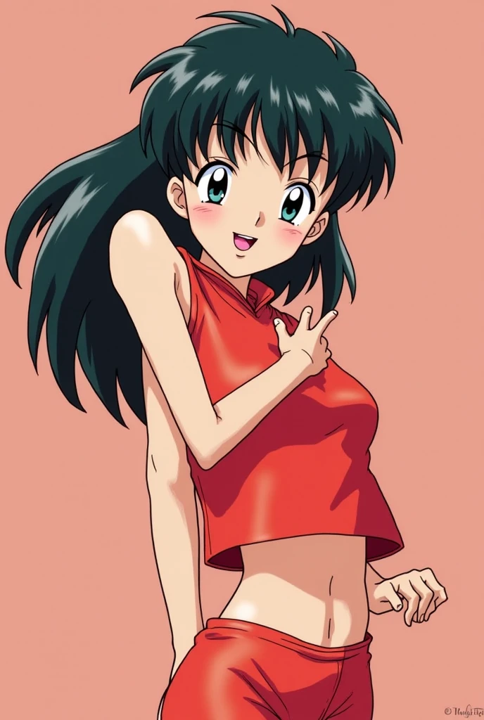 Best Quality, masutepiece,  1girl in, Looking at Viewer, , lightsmile, spark of light,Upper body, city, nude, naked body, pink nipples, collabrone、Nipples are coming out、teats、teats、teats、Pussy、Pussy、Pussy、Retro anime style、TV anime style, fighting with monster tentacle