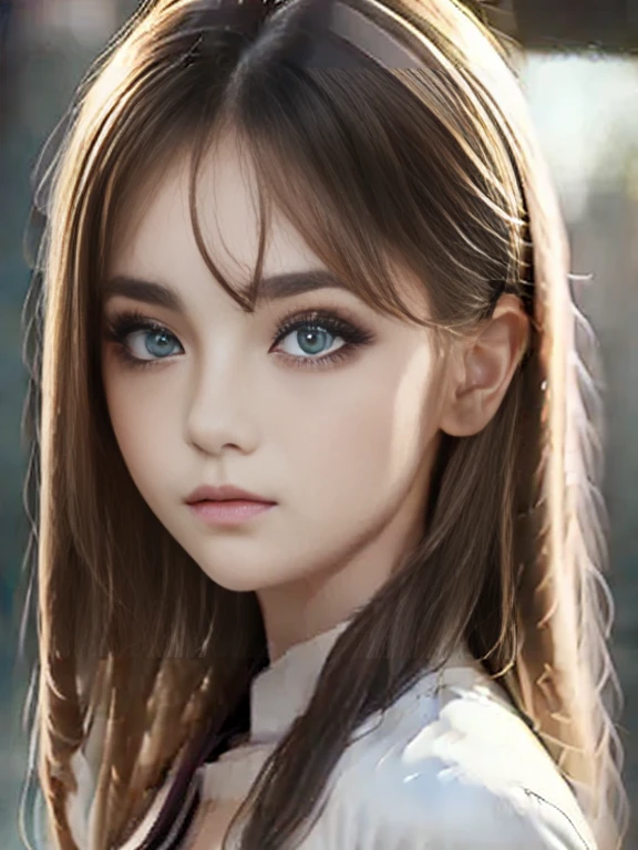 Little girl, closeup of face，The expression is pitiful，watered eyes，Aggrieved expression，Seven years old, Long curly hair, Reddish-brown hair, Blonde glasses, hamster ears, Beautiful glowing wings, smooth soft skin, Fine face, concept-art, Fairy tales, Fairy tales, kawaii, Octane rendering, 3D, Perfect face, Fine face, Fine eyes. Craig Davidson, Aubrey Beardsley, Conrad Rosset, aykut aydogdu, Agnes Cecile, Soft lighting, 4k --s 730 --AR 9:16 --q 5 --niji 5