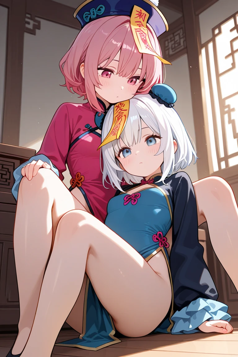 (table top, highest quality:1.1), (make a fist, squatting position), dragon questマアム, dragon quest, 1 girl, alone, (huge tit, You can see the shape of the nipple, sexy panties, short hair, pink hair, parted bang, Good cover,:1.1, fingerless gloves, pink gloves, torn Chinese clothes:1.25, torn pink dress:1.25, ribbon, Knee-high boots), sweat a lot、((muscular pussy)),It can be seen from above the pants、(liquid that gives a sexual impression、juice)