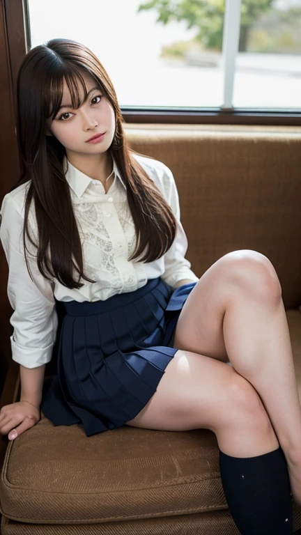 Change into white panties、