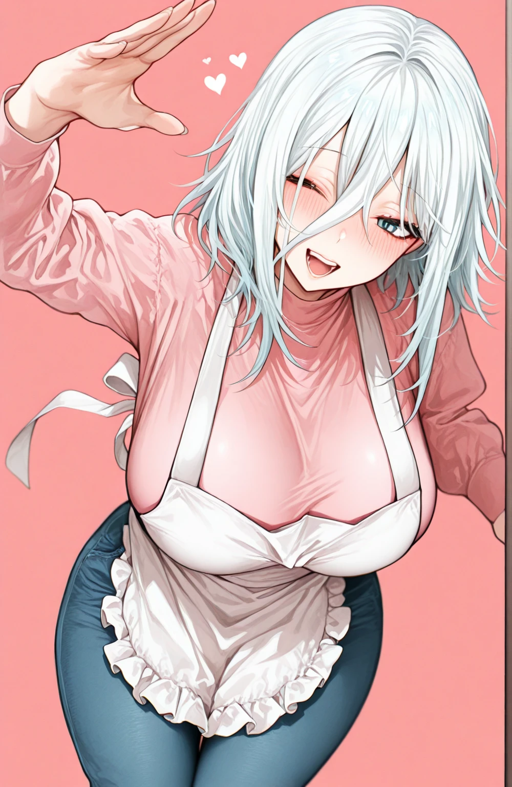 Score_9, score_8_up, score_7_up, expressive eyes, perfect face, long white hair, big , deep throat, hentai, pov, fellatio, heart eyes, big cock, sperm on face, huge amount of cum on face, (((huge amount of sperm spilling down the penis))), background: store,