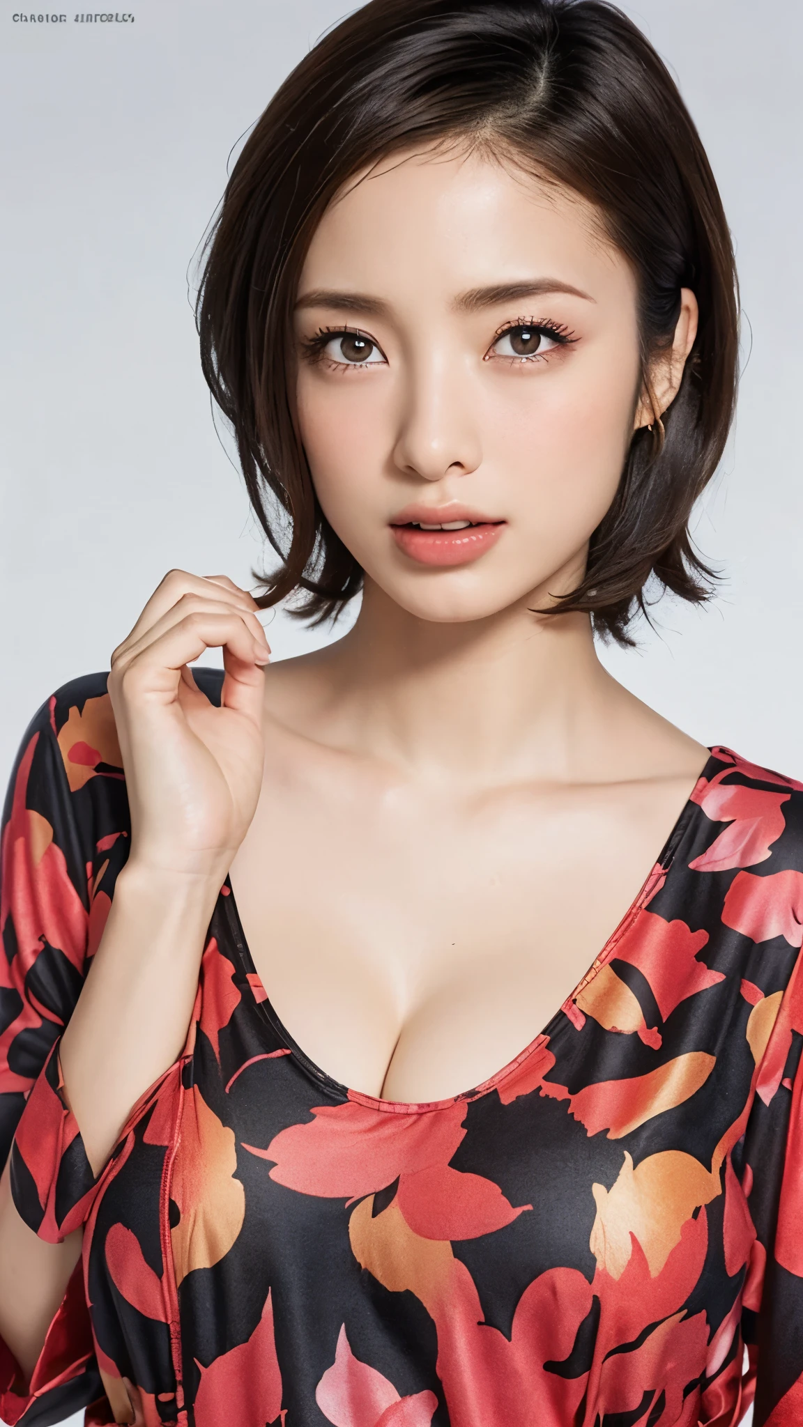 4K,8k,masterpiece，Genuineistic），Super Resolution:1.3、Genuine、（Japanese:1.3）、Completely naked、 Expose　RAW Photos、（Genuineistic:1.2）、Looking into the camera、（Emphasizes the whole body:1.3）、Symmetrical face、（Beautiful face in every detail）、good looking、2、Japaneseアイドル、Beautiful Eyes、Natural Makeup、(（Big Breasts、Cleavage）)、short hair、smile、Race Queen、Campaign Model、fellow、Expose度の高い服装、(High-leg costume:1.5)、Costumes with logos、See through、Motorsports、Broadcast from outside、Outdoor、Bold Action、(Fuji Speedway、circuit)、((Highlight sponsors&#39;S logo:1.3))