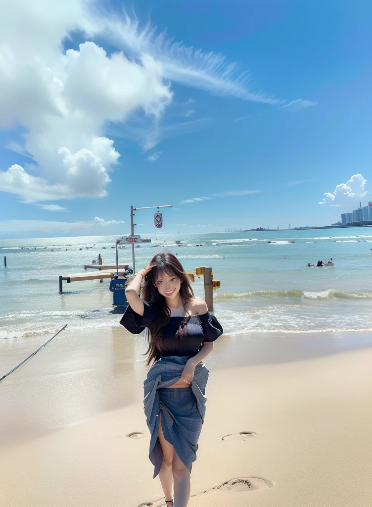 Japanese girl, curvy, ((gigantic boobs:1.2)) sexy body, deep (High quality) HD, boobs, gigantic boobs, round , deep cleavage, open cleavage, hanging