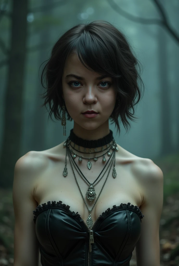 Greta Thunberg, ultra realistic, ((Gothic)), (highly detailed skin:1.2), 8k hd, dslr, Dramatic embroidery light, high qualiy, Fujifilm XT3, ((sexy and seductive pose:1.3)), (Breasts huge:1.4), (extremely tight transparent and small panties:1.4), (Strapless bra:1.3), ((on your hands and knees:1.3)), ((neckleace:1.1)), ((pushing breasts together:1.4)), ((face covered in cum:1.4))