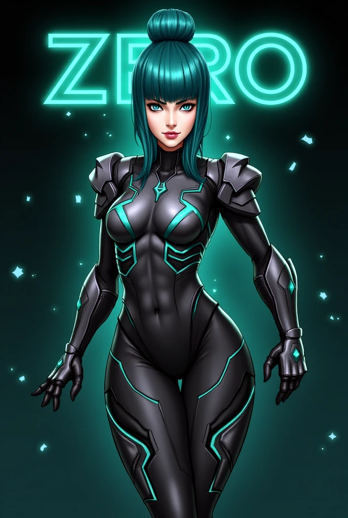 ((Radiant Aura:1.7)), 8k ((full back view:1.4))((below view:1.7)) (large eyes:1.3), defined cheekbones, looking back, ((the pit style:1.4))((sleek chrome bodysuit:1.6)) ((zentai bodysuit:1.6)), ((visor))((intricate metal details:1.4))detailed face:1.5), lightblue skin,(puffy lips:1.5) (lightblue skin:1.6), (bald woman:1.7), (skinhead) ((sexy pose)),(Muscular:1.3), ((gigantic breasts:1.5)), )highly detailed, majestic, digital photography, art by artgerm and ruan jia and greg rutkowski, ((metal shoulder pads:1.2)), (masterpiece), sidelighting, intricate details, black and blue color palette