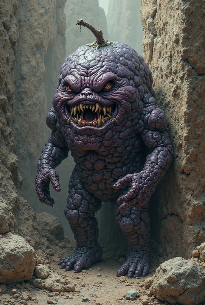 Criatura grande de carne, morto-vivo, two horrible heads, face monstruosa com dentes pontudos e sem olhos, carne exposta, boca gigante cheia de dentes na barriga, boca na barriga, Four arms, quatro pernas, costuras mal feitas, coberto de sangue vermelho, 4K, realista, textura de carne extremamente realista, detalhado, HD, criatura grotesca, zumbi de carne, veias pulsantes, sangue, terrible amalgam of flesh