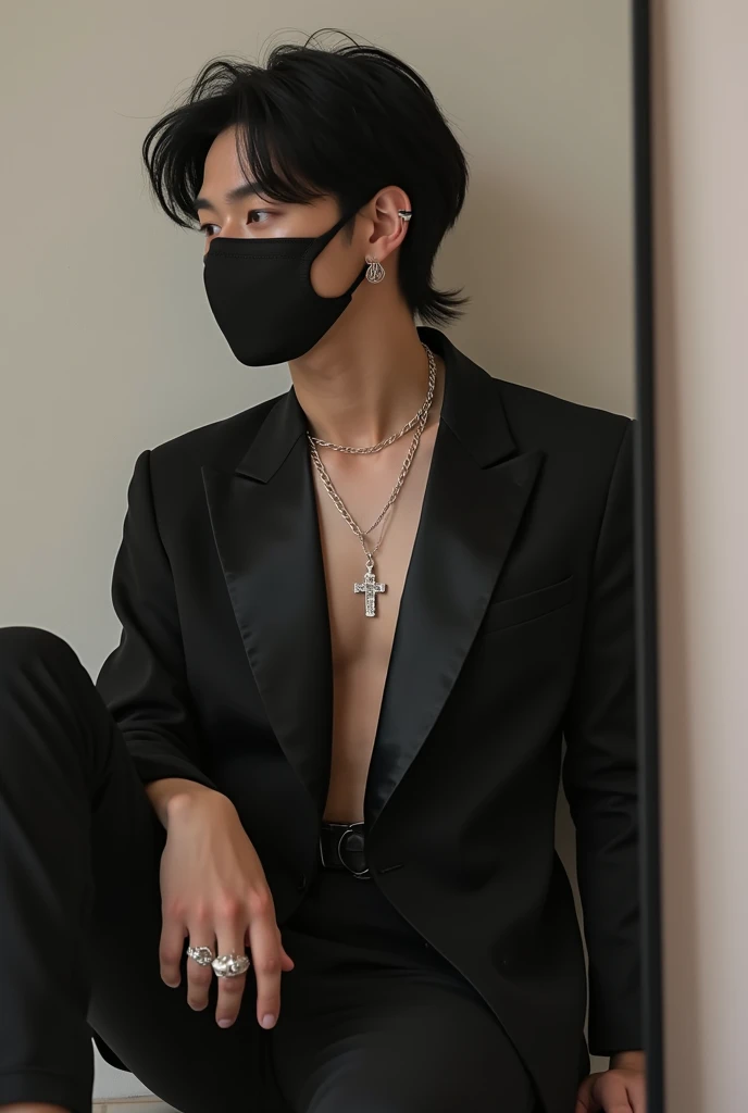 20-year-old handsome boy、((sexy tight mesh bodysuit))、20 years old Japan man、1 person、Ultra-luxury 、Young handsome man standing、(Highly detailed photos in 8K)、(Very detailed handsome man)、Photo Real)、(top-quality)、ultra-detailliert、masterpiece、An ultra-high picture quality、tall、buzz cut haircut、Bright photo、Handsome like a model、Handsome like an idol、epic reality , epic photorealistic, ultra realism , photorealistic , sexy , NSFW. ,eroticism , bare thighs , wide hips , wide pelvis ,only boy , only male the crotches is plump , extreme short hair, hips plump , phat hips , phat chrotche