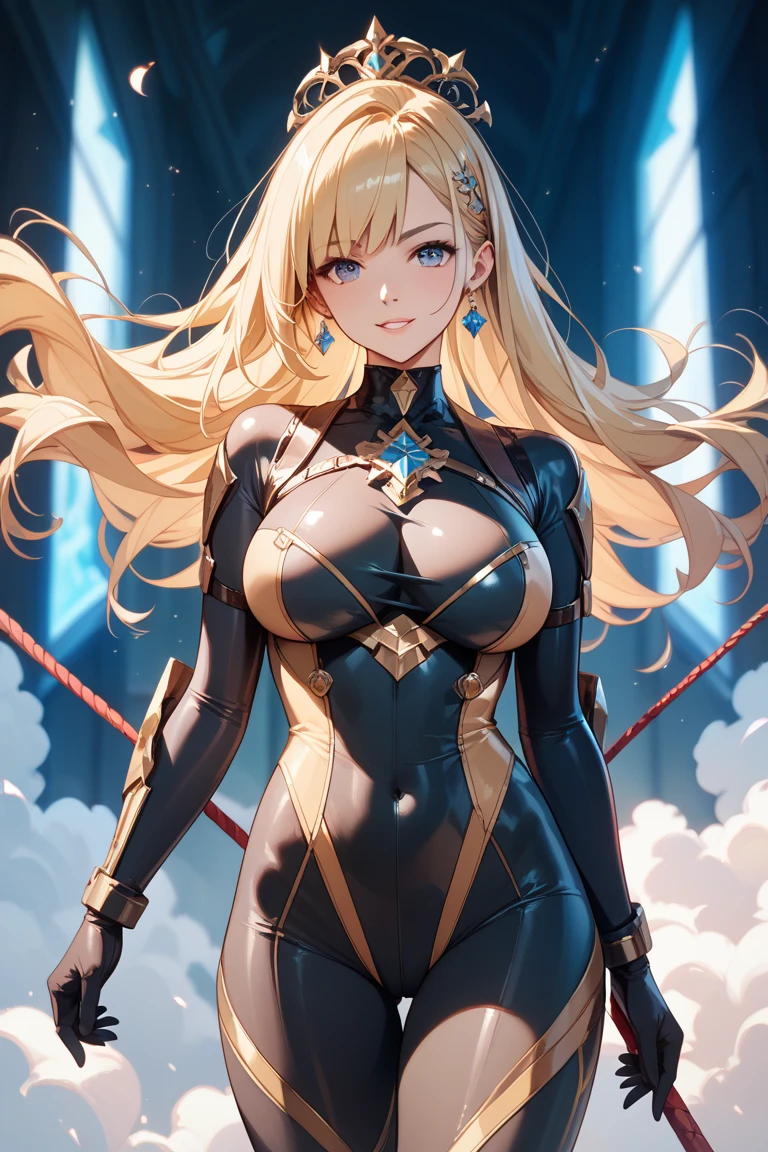 1 girl,american comics heroine:kamen america,ultra large brest,golden shyny hair,very proportion,tyte west,standing battle formation,wall street,