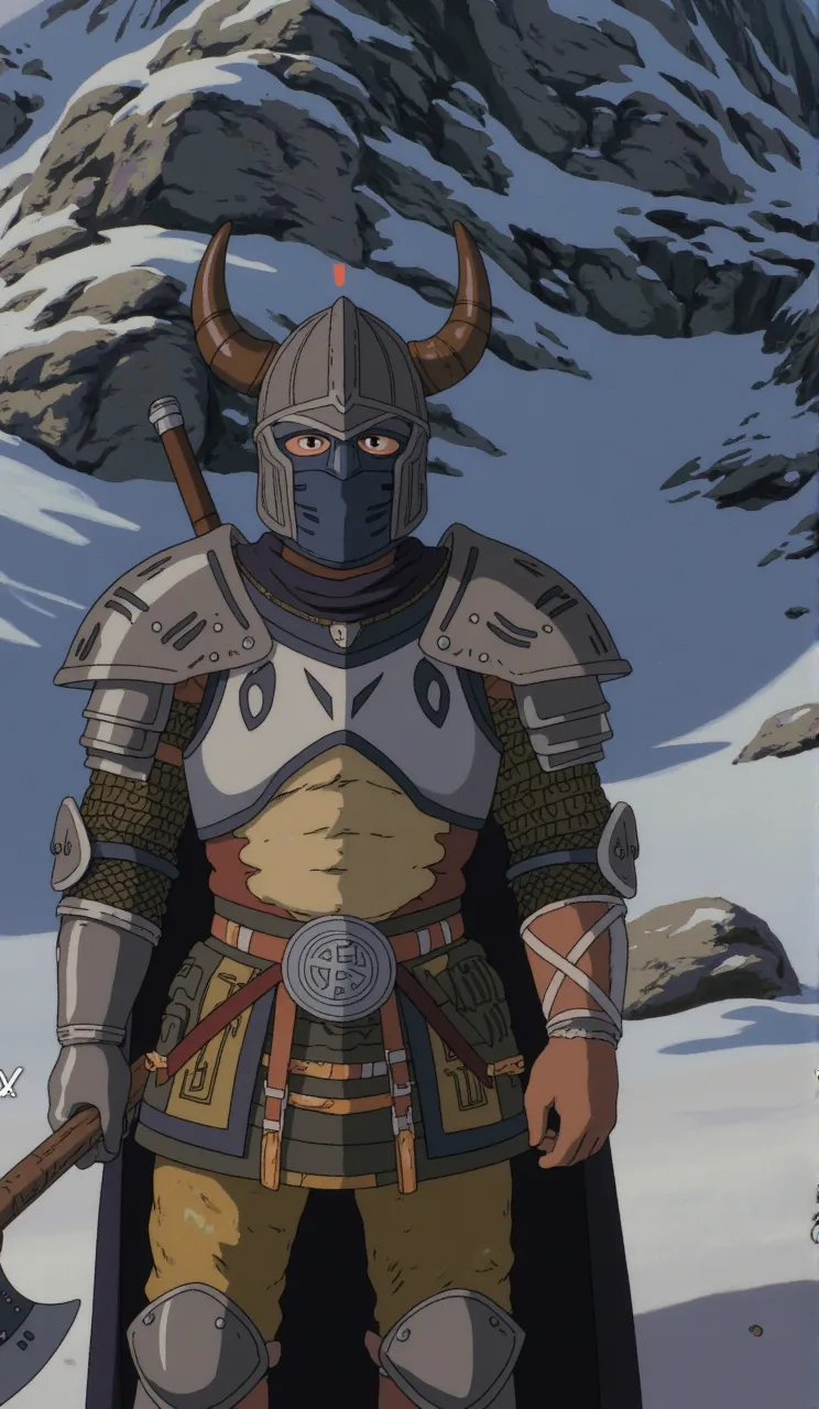 bare torso, helmet, bulging, more bulges, bulging, bulging, protruding, goblin slayer, bulging, bulging tubercle, huge, bulging out of pants, bulging out of pants, bulging out of pants, bulging out of pants, big, very strongly convex.