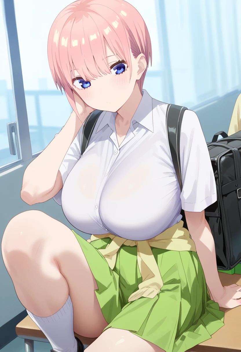 debris flieasterpiece、highest quality、Super detailed、High resolution、High resolution、8K portrait、Unity 8k壁紙のHigh resolutionCG、unity 8k wallpaper、cute:1.5、:1.5、Highly detailed CG unity 8k wallpaper、realistic、real person、cute、 portrait photography、shiny skin、High resolution、Pink hair shorthair、(:1.2)、(1 girl)、(train:1.6)、(school uniform),perfect face, seriously, (blush:1.5),(((clothing lift:1.5))), ((I have nipples:1.2))、(medium breasts:0.8),(((I have nipples))) ,Detailed description vagina,show vagina,spread legs,spread ,((vaginal orgasm:1.7))