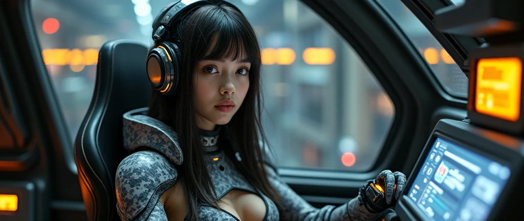 sugarangley, Asuka Langley Soryu, (Souryu Asuka Langley:1.5), wearing cyberpunk sling bikini, Blue eyes, hair between the eyes, headgear, interface headphones, by rubio, two sides up, scifi theme
Body Blake, long sleeves, plug-in suit, yellow monkey,
REST outside, Night City cyberpunk Neon streets background REST looking at viewer, (cowboy shot:1.5),
BREAK (Mesa:1.2), Best Quality, high resolution, unity wallpaper 8k, (illustration:0.8), (Beautiful detailed eyes:1.6), Extra detailed face, perfect lighting, extremely CG details, (perfect hands, perfect anatomy),
16k RAW photography, Perfectly drawn hands