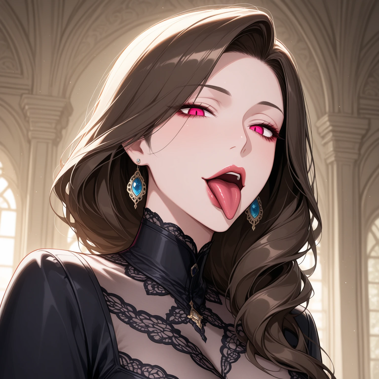 (((top-quality))),((​(masterpiece))),(((detaileds))),(((high resolution))),(((Beautiful and Aesthetic Work: 1.5))),(Ultra High Resolution), (Ultra Detail),(((Detailed background)))8K, RAW photos, Best quality,32K，masterpiece，hyper HD,megami magazine,fine art,Sharp focus,Delicate and beautiful hair and eyes and face,realisticlying,saliva,saliva trail,(orgasm,evil,face focus:1.7),(water eye:1.5),((hotel room,on bed)),beautiful face,white blonde hair,((red eyes,blush, sweat, open mouth,)), tears,Clear white skin,gigantic breasts,(Maid Costume),(Ultra Detail,paizuri :1.5),(Ultra Detail,1man,penis,cum_in_mouth, cum_on_tongue, facial, bukkake:1.2)