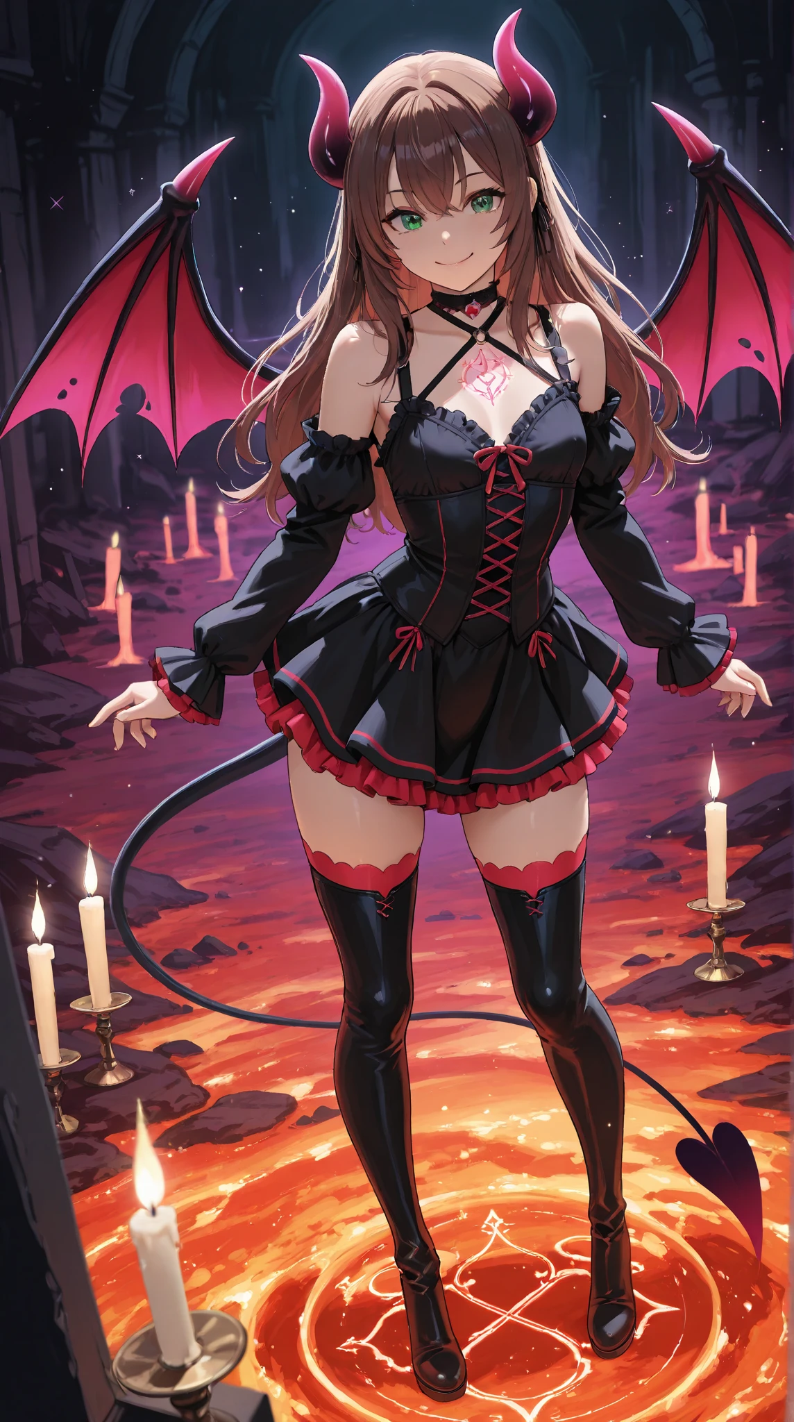 A cultist woman wearing a mirror masquerade mask, A black robe, un estilete en la mano y perfora la otra mano, The demon in the mirror devours the body of the cultist through the mask, An obsidian mirror appears behind and a mirror demon strikes it from the inside., alto realismo, High detail. The devil has pale and slippery skin, extremidades largas con garras, una boca grande con muchos dientes afilados y una lengua larga que cuelga de la boca. el cuerpo es delgado, Las costillas son visibles, Hundreds of little black eyes. Tiene una altura de 2 metros,Estilo Black Souls, Clear lines, bosquejo, sombreado.