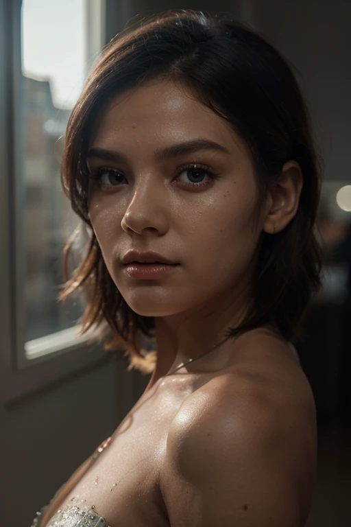 (extremely detailed CG unity 8k wallpaper), (masterpiece), (best quality), (ultra-detailed), (best illustration), (best shadow), (absurdres), BREAK girl, sweat, steam, medium breast, looking at viewer, light smile,