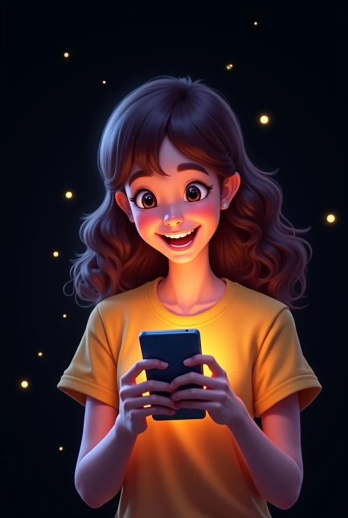 In the center of the image is the、Eyes wide with expectation、Excited、The photo shows a young, lively girl with a slightly possessed look on her face.。She holds the smartphone close to her face、It's glowing with an incoming AirDrop notification.。On the smartphone screen、Various cryptocurrency icons are displayed falling from the sky like digital raindrops.、「Airdrop Addiction 」Expressing。
Around her、Floating Coin、token、The background is filled with digital symbols.、Vibrant、It creates an almost chaotic atmosphere.。The color palette is neon blue.、purple、Green is used、Reminiscent of a futuristic digital world。