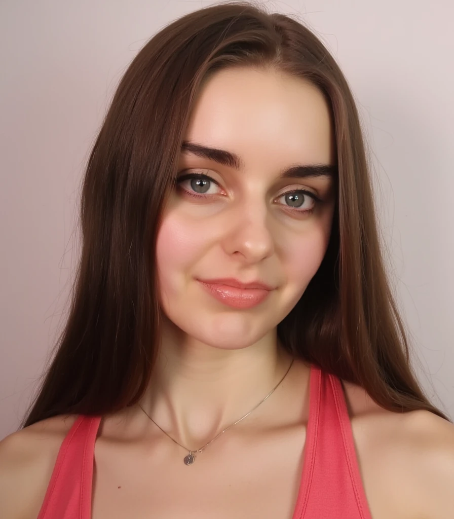 Girl in a black blouse