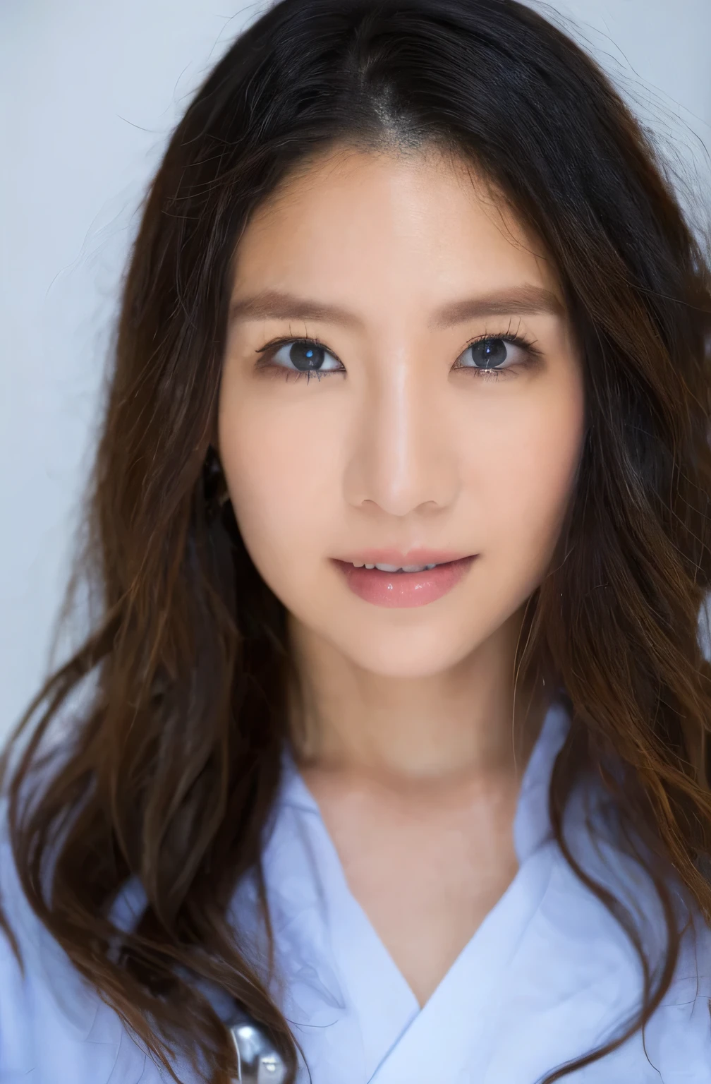 ((Highest quality)), ((masterpiece)), (detailed),Perfect Face,Japanese,Female doctor,White