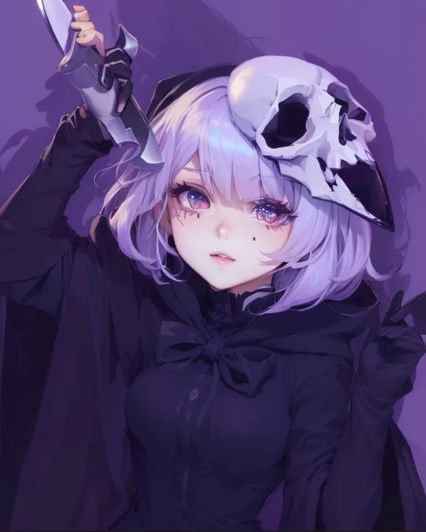 The Centered Portrait Of Cannibalism Skeleton Woman From Bloodborne.