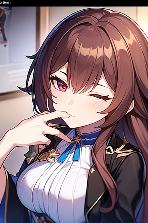 ((Highest quality)), ((masterpiece)), (detailed), (Perfect Face)、The woman is Marina Katsuragi, an ordinary Chinese woman with medium-long brown hair and an engagement ring.、The woman is wearing a gorgeous Chinese dress