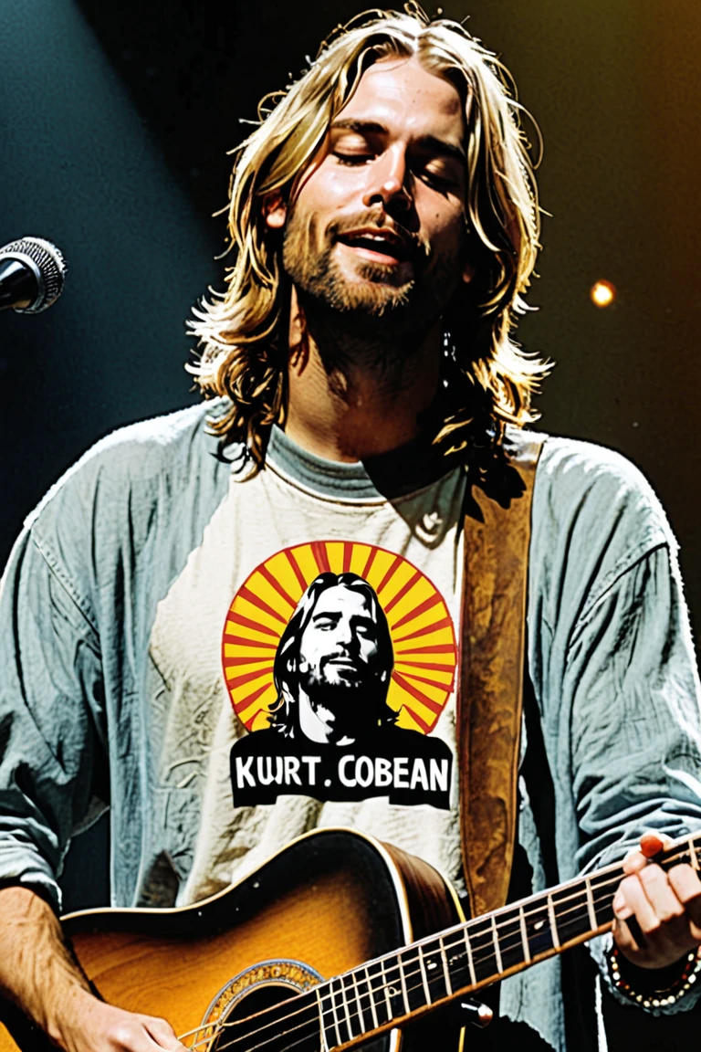 It generates Jesus who sings with Kurt Cobain