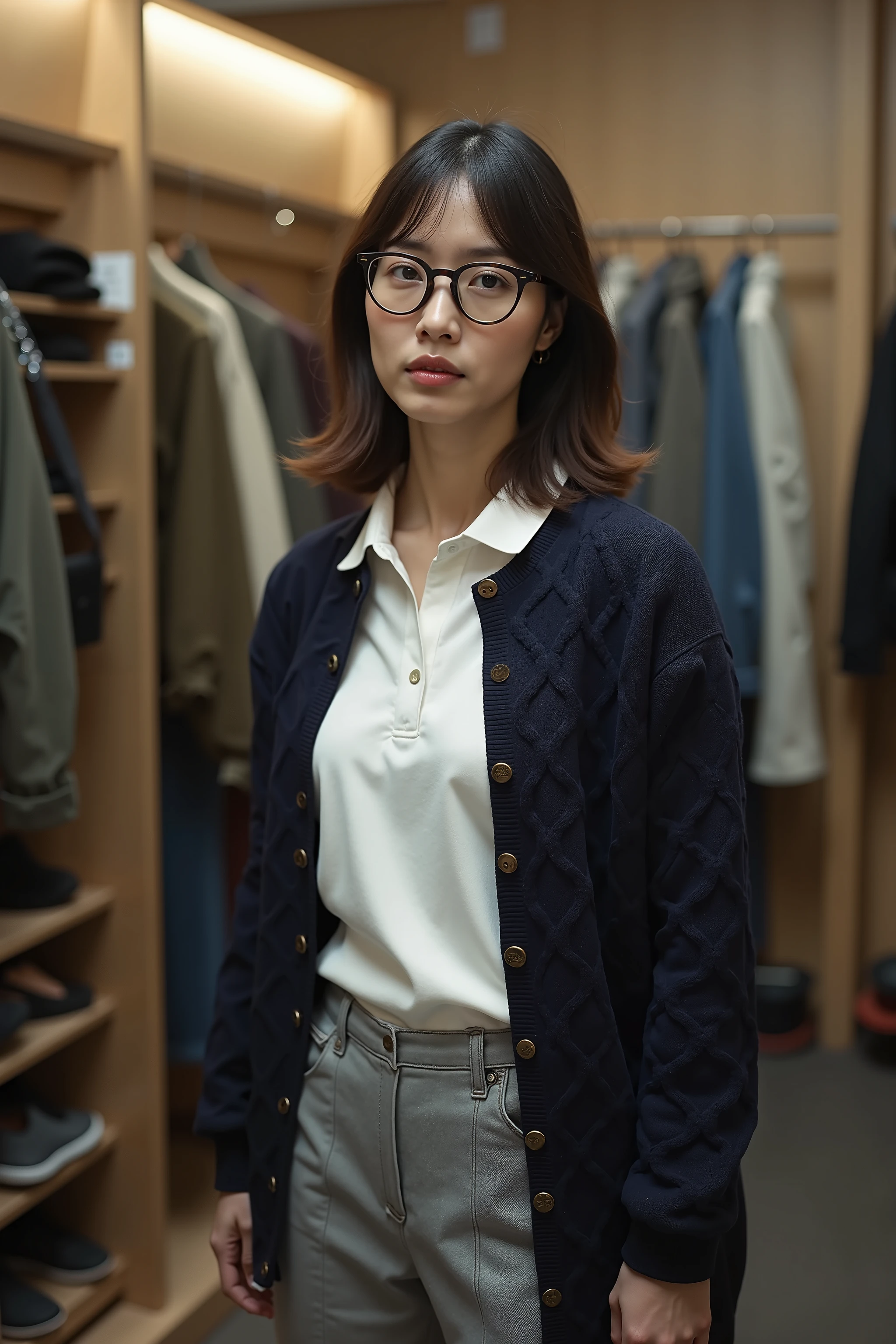 ((Highest quality, 8K, masterpiece: 1.3)), Sharp focus: 1.2, Beautiful woman with perfect body: 1.4, Slim abdomen: 1.2, ((Layered Haircut, Large Breasts: 1.2)), (Very good) (Small beautiful hard nipples) (thin, damp buttons up to shirt length,: 1.1), (rainに濡れた白いシャツ), (rain, street: 1.2), Wet body: 1.1, Highly detailed face and skin texture, Fine grain, double eyelid, Sunburnned skin, sexy, Sunburn, Dark Skin, Sunburnned body, Exposed shoulders, Cleavage