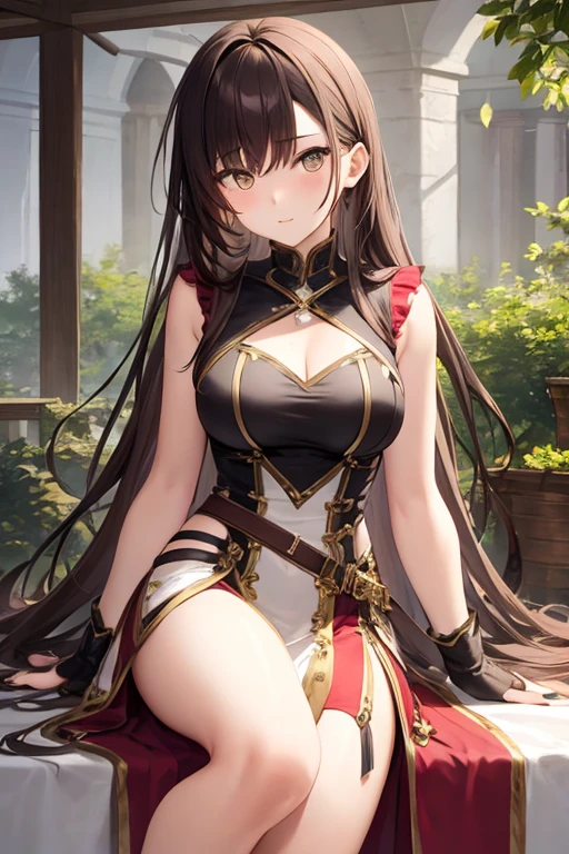 incomparable masterpiece, ultra 8k CG, ultra high resolution, perfect art, ((dominant posture)), from below, sensual, ((light green short dress))), white ligerie, (sexy), clean, ((night)), ((lace linge)), beautiful face, ((back)), against the wall, semi naked, pure face, backwards, detailed hair, finely detailed eyes and face, beautiful detailed eyes, hyper-extreme details, best quality, perfect illustration, an extremely delicate and beautiful, extremely detailed, CG, 8k wallpaper, amazing, finely detailed, official art, extremely detailed 8k CG wallpaper, incredibly absurd, huge file size, ultra detailed, extremely detailed, beautiful detailed girl, extremely detailed eyes and face, 1girl, solo, crowe velvet, ((low hair tied, black hair, long hair)), ((bandages, bandaged arm, left arm bandaged)), ponytails, ((mature female, milf)), large breasts, (yellow eyes: 1.2), red shirt, abdomen, navel, torn clothes, black shorts, (single braid: 1.4), over-the-shoulder braid, ((individual gauntlet, bridal gauntlet on right arm)), navel, bare shoulders, black choker, abs, ((leg wear, black thighs)), looking at the viewer,