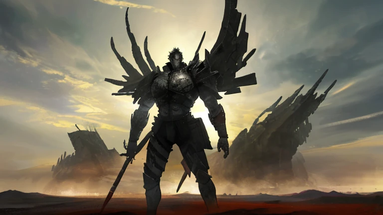 Humanoid butterfly,As thin as a whipping post,The withered breath of corruption,Skin and bones,Eight-limbed body instead of feet,Dry bone hands,Wings similar to corrupt dragons,Skull in the starry sky,Blue lightning surrounds,Mysterious suffocation,Dungeon Big Boss。