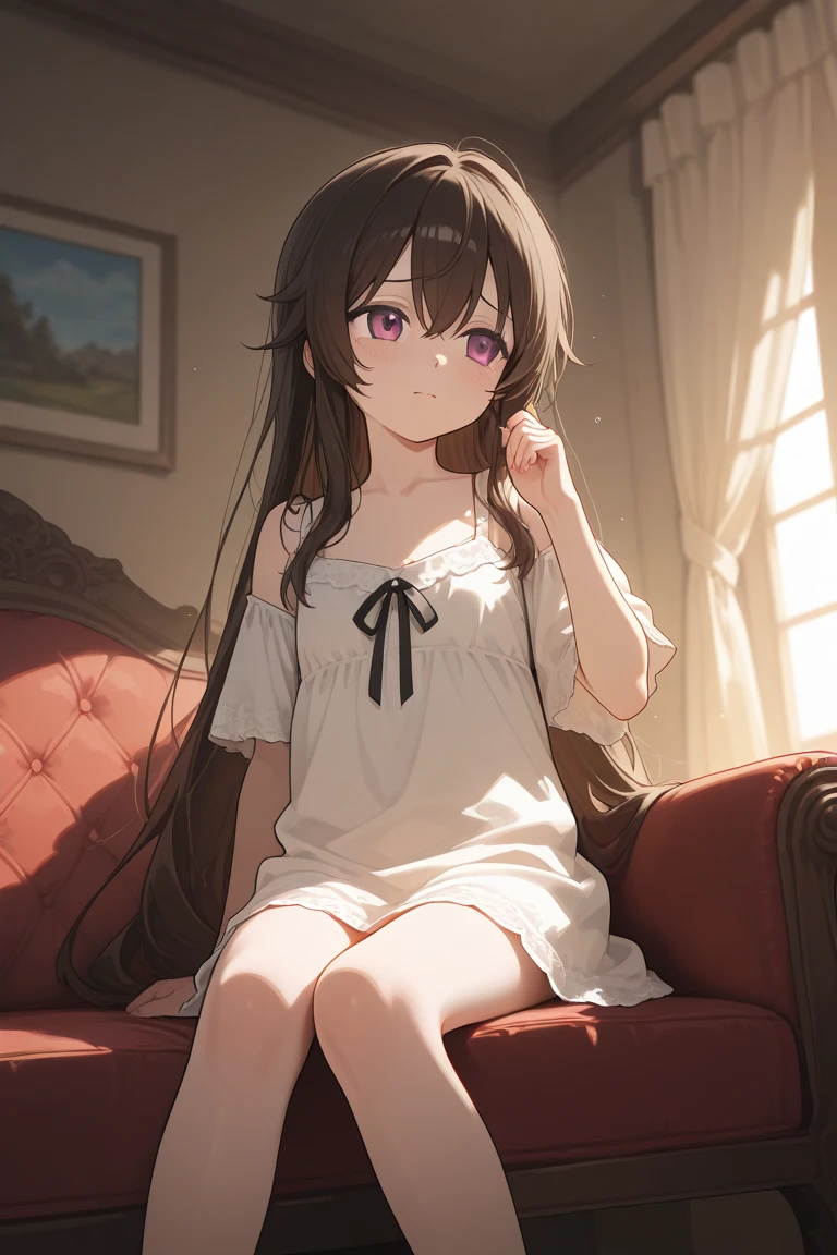 1girl in、AS-Adult、Underwear、Cute underwear、crouching down、Fox ears、