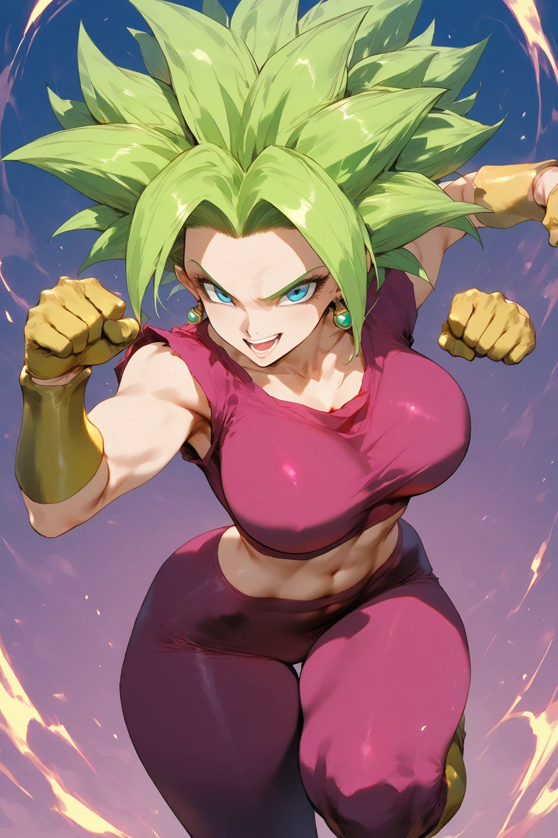  (La mejor calidad,A high resolution,Ultra - detallado,actual),Kefla [Dragon Ball Super),(cabello verde completo :1.4) , top corto negro, (medias blancas brillantes/pantys:1.4),,(Fondo de ruinas de mazmorra en ruinas cyberpunk :1.4 ), More detailed 8K.motor irreal:1.4,UHD,La mejor calidad:1.4, fotorrealista:1.4, textura de la piel:1.4, obra maestra:1.8,obra-prima, mejor calidad,objeto Objeto], (detailed face features:1.3),(Las proporciones correctas),(Ojos hermosos azules:1.4 ),  (dynamic cowboy pose), (Kefla Dragon Ball Super:1.4), (perfect anatomy :1.4),( cinematic lighting :1.4), (Kefla Dragon Ball Super V2.1),( fondo truenos cayendo lluvia agua nublado :1.4), (Detalles de la cara: 1.5, ojos azules brillantes, hermoso rostro, ojos bonitos, Contorno del iris, labios delgados: 1.5, Thin, sharp pale eyebrows, Long, dark eyelashes, double tabs),