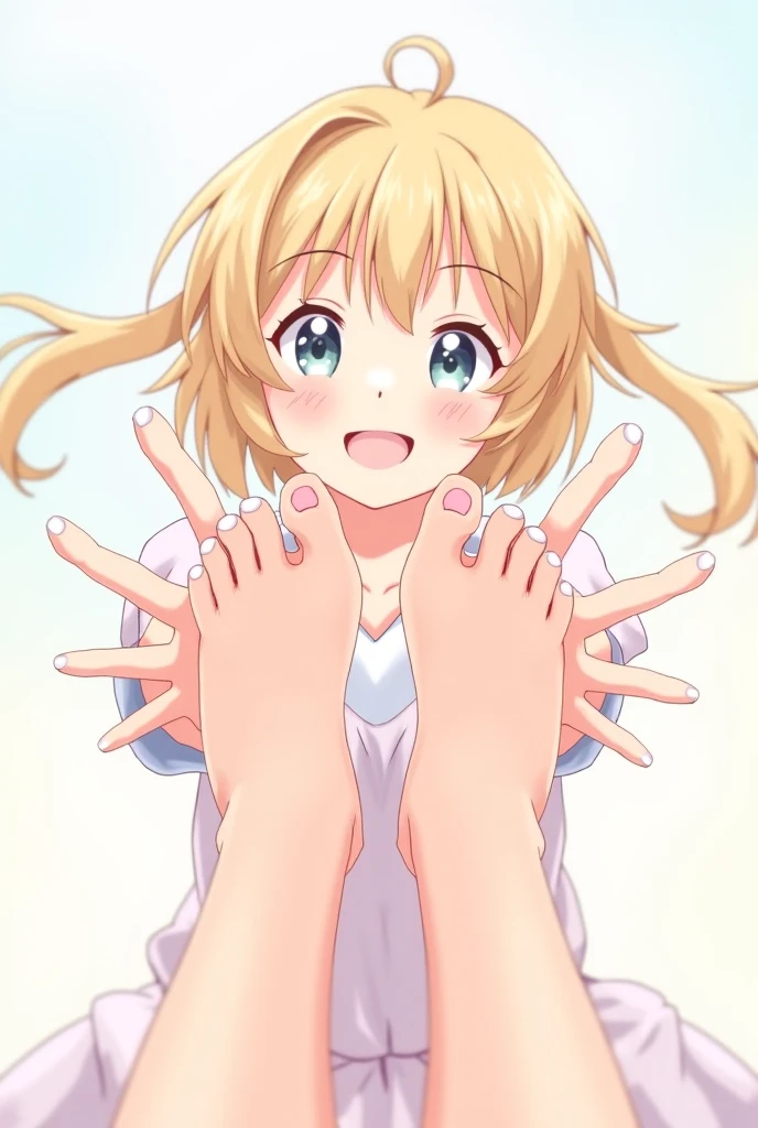 Photorealism、Highest quality、Ultra-high resolution、Browsing Caution、Japanese 、18-year-old、Girl in uniform sitting on bed、Low angle shot:1.5、M-shaped feet:1.4、She opened her legs wide:1.5、Sit with your knees bent and your legs apart、((Showing panties:1.5))、A sexy look for the camera、((Blonde))、((pink silk panties))、Panties close up:1.4、Light blue shirt、Dark blue tartan check pleated skirt、Dark blue socks、A cute and beautiful face down to the last detail、(Pure Eros Face_v1:0.008)、Brown eyes、eyeliner、blush、Embarrassing、Glare、 Glossy Lips: 1.4, impatience、It was scary、Glare、Panty Appeal、Panties close up:1.3、blush、はAre crying、Are crying、Open your knees、Spread your legs、Disheveled clothes、dressing、Medium Long Hair,In the bedroom、Anatomically Accurate human body、Perfect Arms、Perfect hands、Perfect Fingers、Perfect Legs、Accurate human body