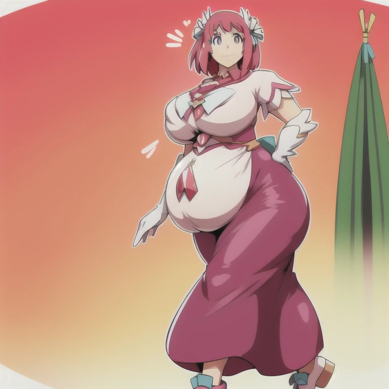 mamika, huge breast, curvy, long dress, long robes, long skirt, tall female, smile, happy, blush,solo focus, single character, 1girl, walking, pussy juice