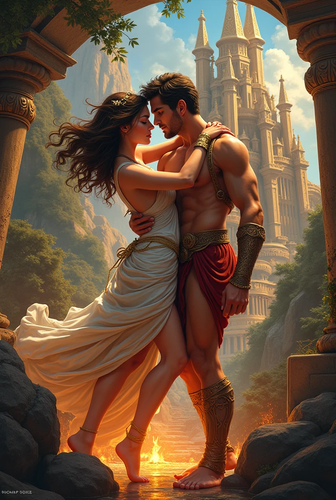 There was a warrior in Themyscira Undefeated for fighting like a beast But a skinny young man defeated her by far Making love to her on the stairs.