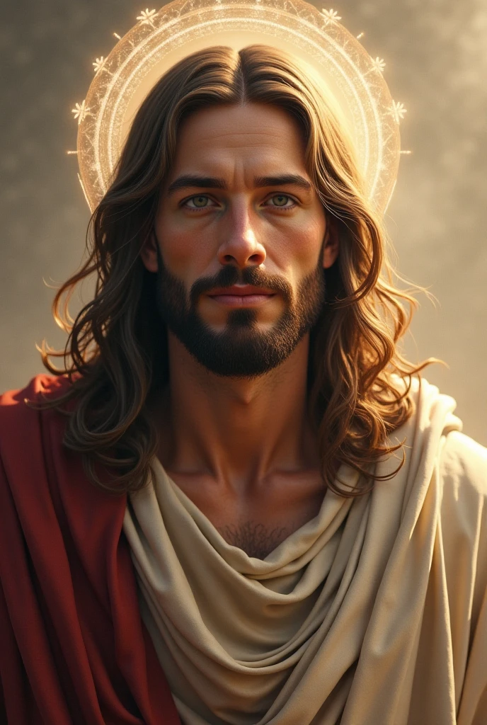 Jesus without a muscular shirt