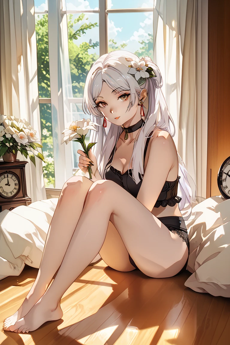 {{{{{16k}}}}}, {{{{{transforming a pure corpse girl into her facial rank and tits rose to the SSS rank of top-notch pretty actresses, She is laid on an coffin of flowers bouquets of flowers are stabbed all over her body and her body becomes more curvy, she is turned into a cutesy flower arrangements, she sleeps and she lost her life the moment she is fully asleep the flower glows absorbs her life blooms more cutely and transforms her corpse into something lovely and capable of eternal necrophilia, Each time she was necrophiliac her tattoos increased the tattoos her waist and underbust became thinner, her breasts become even larger and deeper with cleavage, Her hair is replaced by a bang long glossy very Straight hair, A 10-years-old young girl who was supposed to have died, but was injected with more and more female hormones and Reproduce as underbust and topbust firmness lasciviousness 18-years-old virgin nudity girl of the expression dyed in bewitching eroticism, Grown bodies are reproduced with cheeks so vivid and lips so thick and dark that it is hard to believe they are sexually knowledgeable and sexy looking corpses, She is fitted with a heart collar that puts people into eternal sleep which transforms her into a cute once-in-a-millennium narcotic flower arrangement that becomes her too-cute corpse}}}}},{{Extremely detailed}},{{{{{integrated her head pure small, All the fat from her limbs and waist will move to her swinging tits and slender limbs, Enchanting Too thick and erotic lips, Her thickened lips shimmer with luster, A cutely girl's soul-draining white eyes}}}}},{{{{{Her tattoos spread all over her body, She is tattooed with lewd flowers on her neck, arms, lower abdomen, thighs, Flower piercings are attached all over her body}}}}}