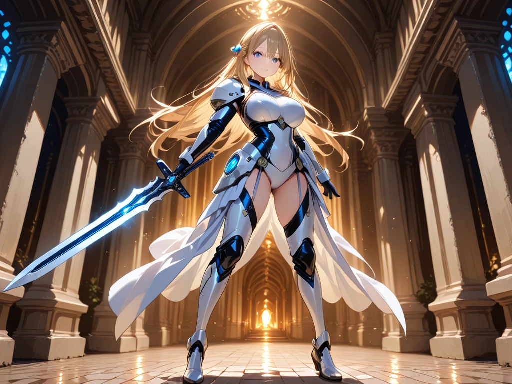 (photorealistic:1.8, highest quality:1.8,8K masterpiece:1.8,High resolution,muste piece:1.8,RAW Photos,cinematic lighting),No split screen,medieval fantasy、burning castle、 (1 Valkyrie:1.3)、((Completely naked、combat hair ornament、red leotard、bondage、choker、knee high tights、beautiful butt,beautiful thighs,plump nipples,Nipples are visible through the costume,cameltoe,slender abs:1.2),beautiful and detailed eyes:1.7,beautiful skin:1.8, (Soryu Asuka Langley)(character focus)、Stoic、 Fight monsters with a flaming sword、critical hit、(midium Hair:1.2,Beautiful, shiny, pale, gray, black, blonde hair:1.5))、(back view、back pose:1.3)、Angle from below