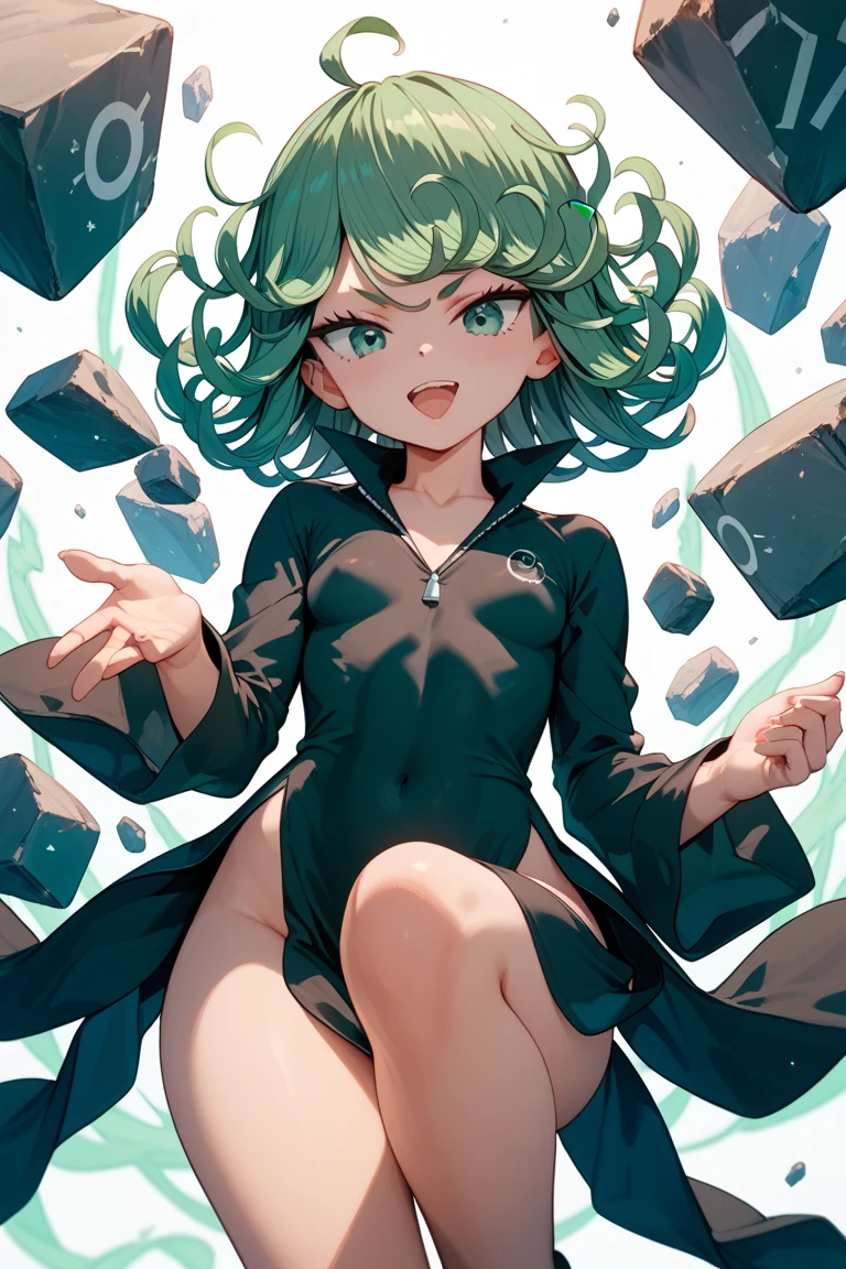 A woman flying, tatsumaki, tatsumaki, tatsumaki, big boobies