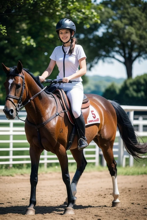 horse riding