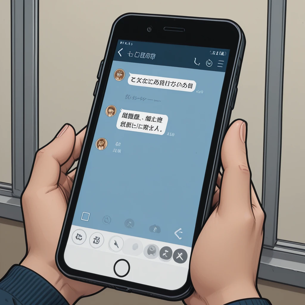 there is a cell phone hands