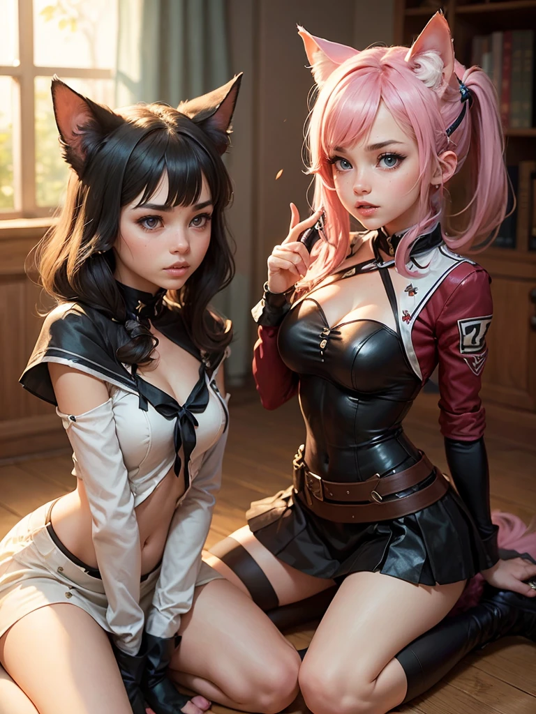((top-quality、8k、Master Pieces:1.3))、Crisp focus:1.2、独奏:1.2、Beautiful Women in Perfect Figure:1.4、Slender Abs:1.2、((layers-Cut、big:1.2))、((beautiful lighting))、wetbody:1.5、Highly detailed facial and skin texture、A detailed eye、faces、二重まぶた、blue eyess、A pink-haired、medium shiny hair、Opening Mouth:1.3、((put out the tongue:1.5))、Ahegao、((Red corset:1.5))、gloves、 boots、shackle、Slave collar、tight stocking、panties aside、makeup、mole in breast、a bed、Areola slip、eyes raised、Thin leg、skinny thigh、lie down on your side、From above、BDSM Costumes